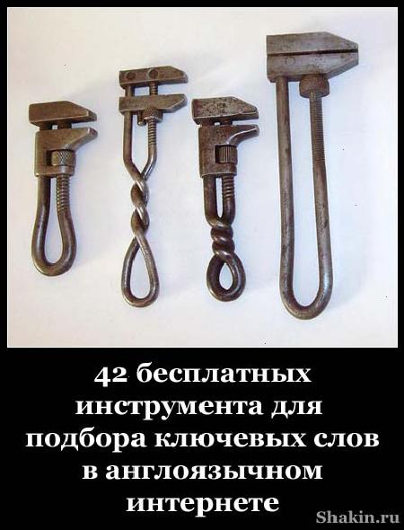 42 безкоштовних інструменту для підбору ключових слів в англомовному інтернеті 